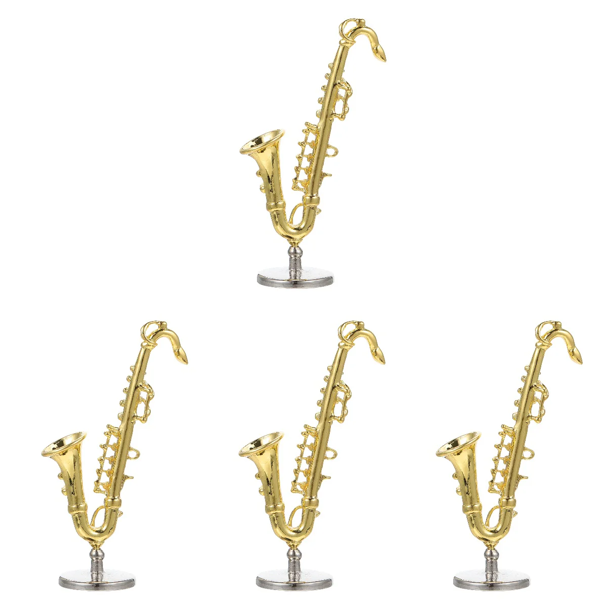 

Musical Saxophone Model Instruments Instrument Minidecoration Trumpet Toddler House Toy Ornamentornaments Hornsimulated
