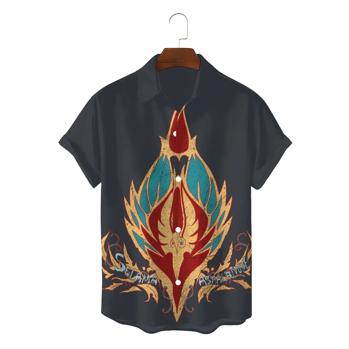 

Crest of the Sin Dorei 3D Shirt For Male World of Warcraft Game Clothing Fashion Shirts Comfortable Printed Loose