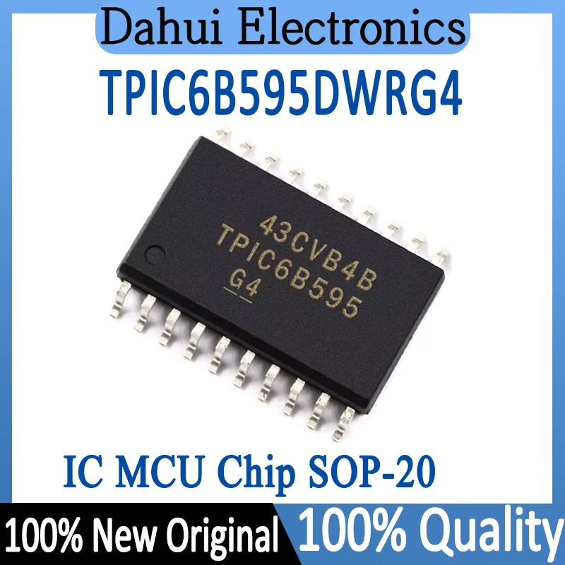 

100% New TPIC6B595DWRG4 TPIC6B595DWR TPIC6B595 IC MCU SOP-20