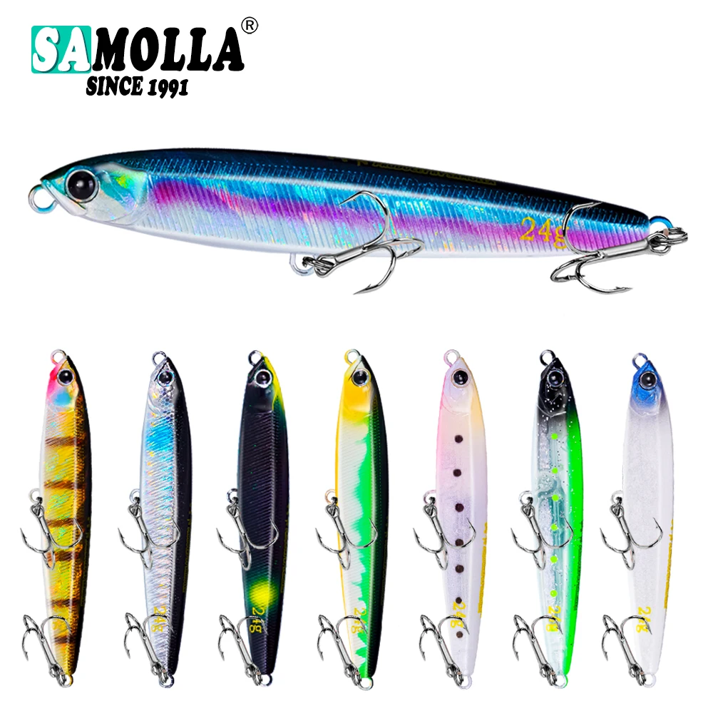 Pencil Sinking Fishing Lure Weights 10-24g Bass Fi