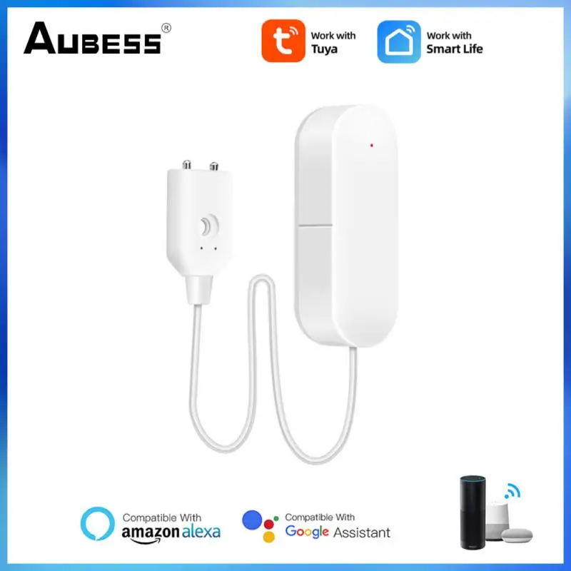 

Wifi Smart Water Detector Leakage Sensor Water Level Alarm Detector Tuya Smart Life APP Flood Alert Overflow Security Alarm