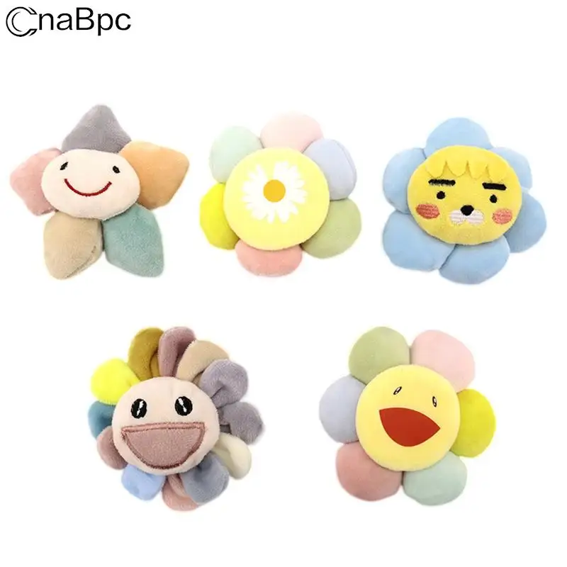 

10cm Kawaii Sunflower Plush Toys Cute Plant Stuffed Doll Soft Dolls Home Bedroom Decor Girl Gift