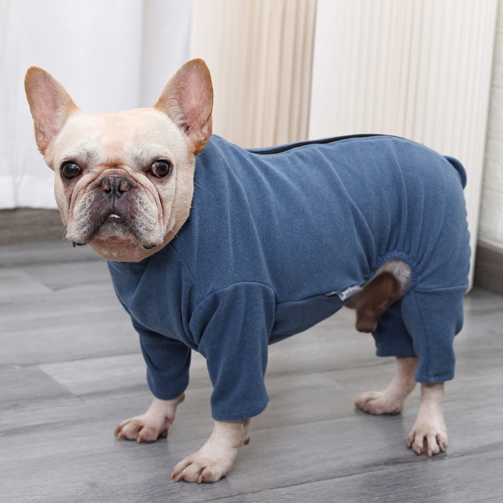 Dog Surgical Recover Jumpsuit Prevent Shedding Licking Wounds Reduce Hair Loss Keep Warm Autumn Winter Comfortable Pet Pajamas