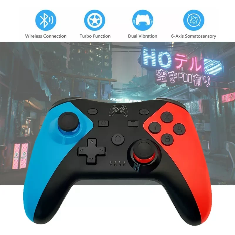 

ПК игровой контроллер Bluetooth-совместимый геймпад для Steam Cyberpunk Naruto Shippuden игровой джойстик