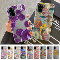 trippy psychedelic mushrooms phone case for samsung a 10 20 30 50s 70 51 52 71 4g 12 31 21 31 s 20 21 plus ultra