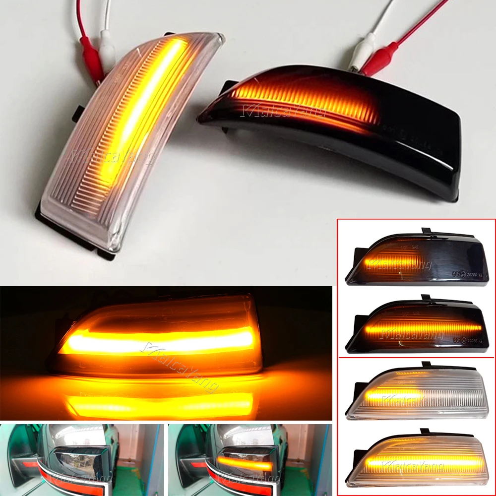 

2X LED Turn Signal Light Blinker For Ford Ranger T6 12-2019 Raptor/Wildtrak Everest U375/UA 15-19 Side Mirror Indicator Dynamic