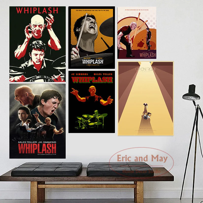 

Whiplash Movie c posters and prints Canvas Painting Wall Art Picture Vintage Poster Decorative Home Decor Cuadro Decorativo
