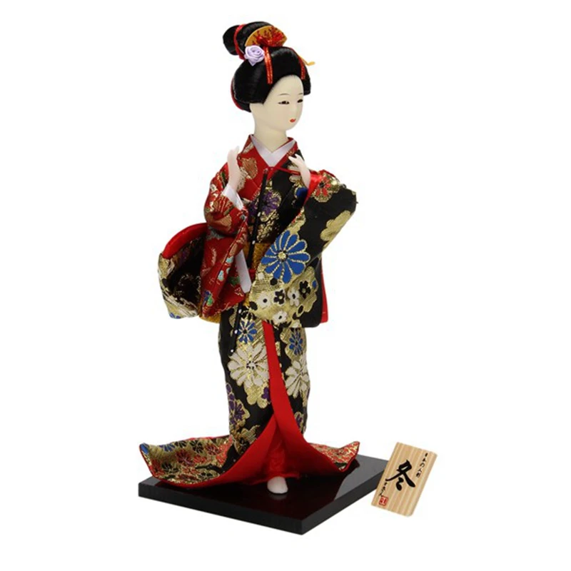 Японское кимоно Geisha Doll традиционная искусственная кукла скульптура с