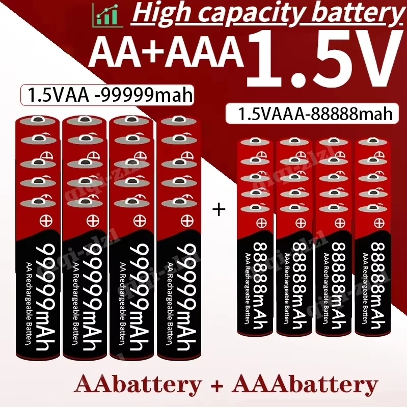 Аккумуляторная батарея AA + AAA 1 5 VAA 99999 мАч VAA88888