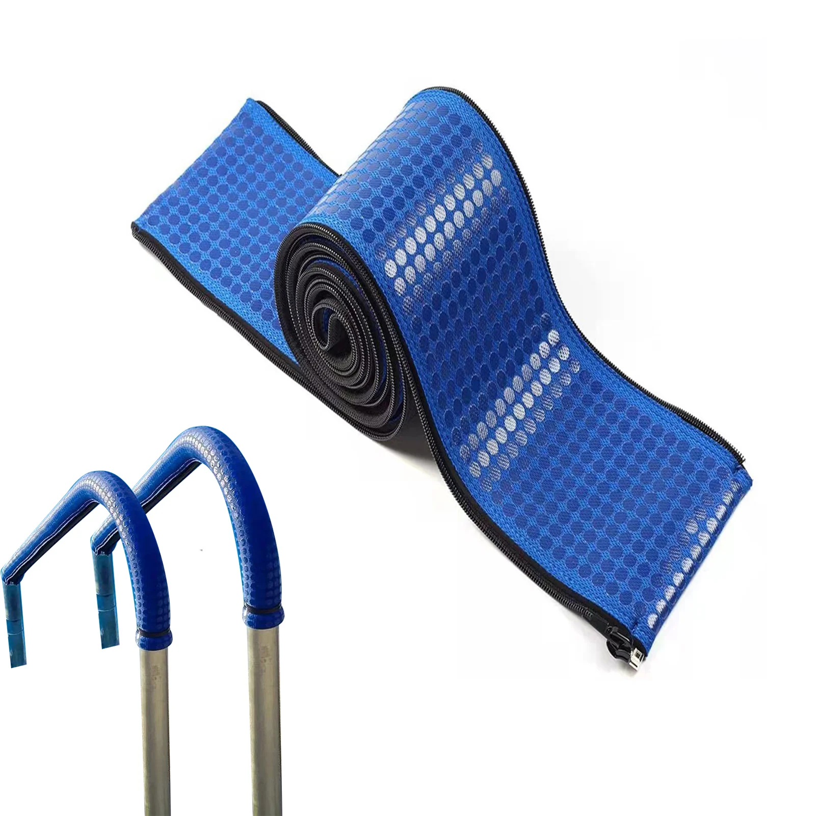 

Нескользящая направляющая для бассейна, стильная удобная ручная направляющая на молнии для летнего бассейна, лестница