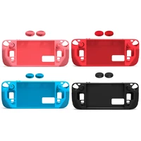 for steam deck game console soft shell console accessories console case shockproof anti drop cover with 2 joystick caps