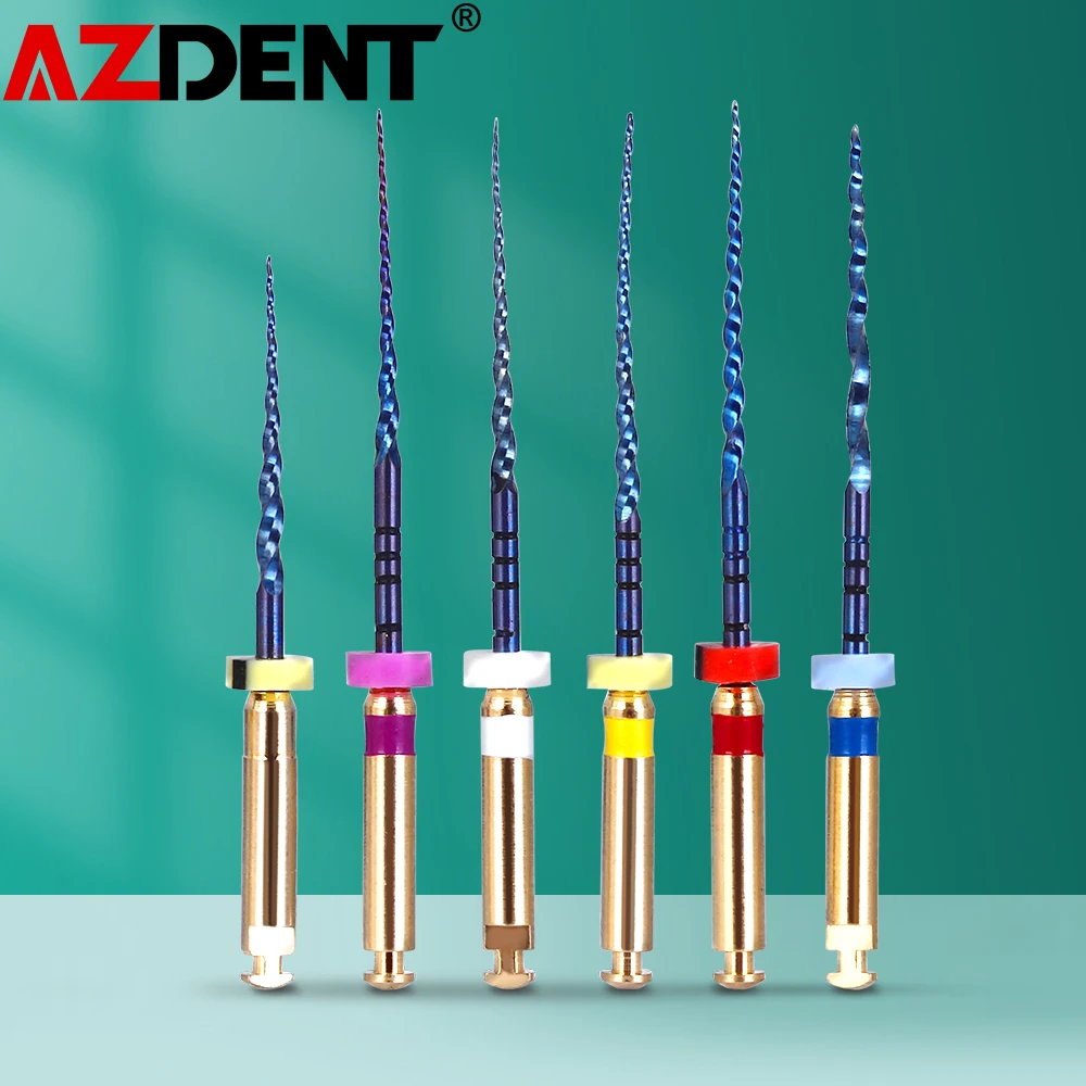 6pcs/Pack 25mm SX Dental Files Root Canal Use Rotary Heat Activated  Endodontic