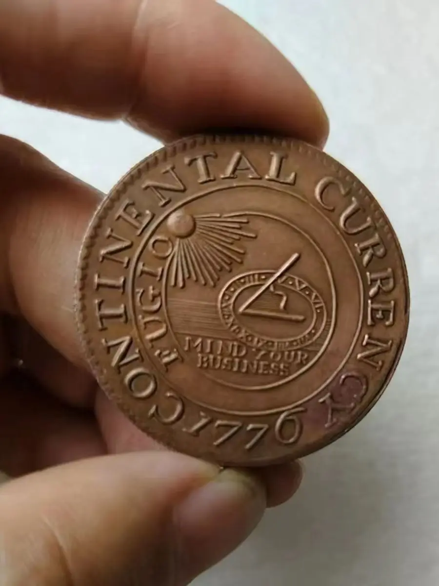 Серебряная копия монеты США 1 доллар 1776 года  YYBCB