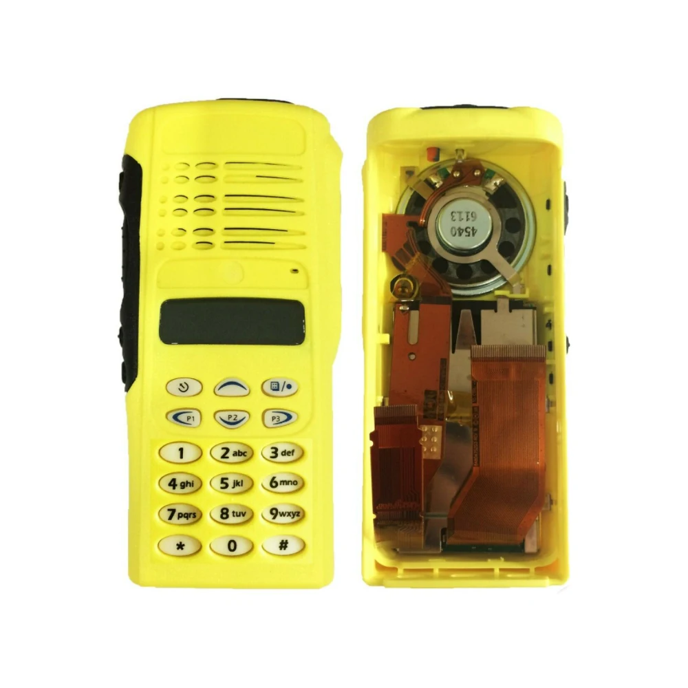 Colorful Replacement Full-keypad Housing Case Display Kit with LCD+Speaker+Mic for HT1250 GP338 Two Way Radio