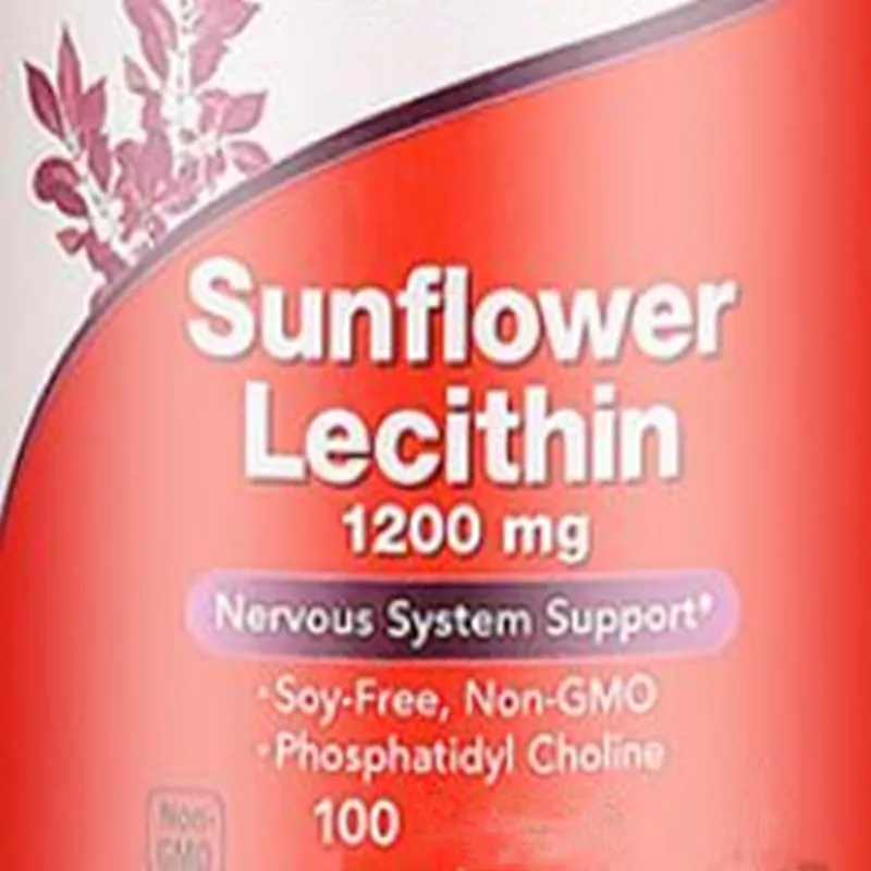 

Лецитин, Подсолнух, 1200 мг x 100 шт.