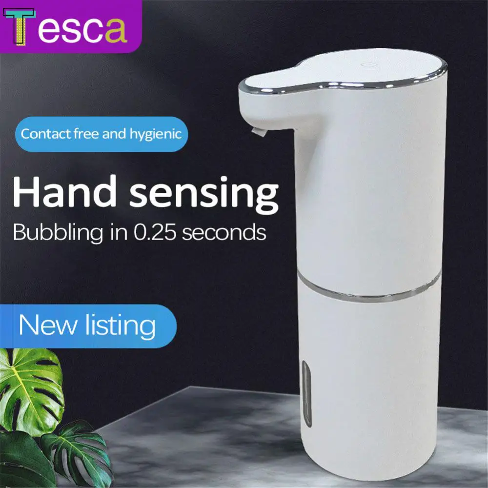 

Automatic Foam Soap Dispensers Kitchen Bathroom Accessories Smart Washing Hand Machine W/ USB Charging High Quality ABS Material