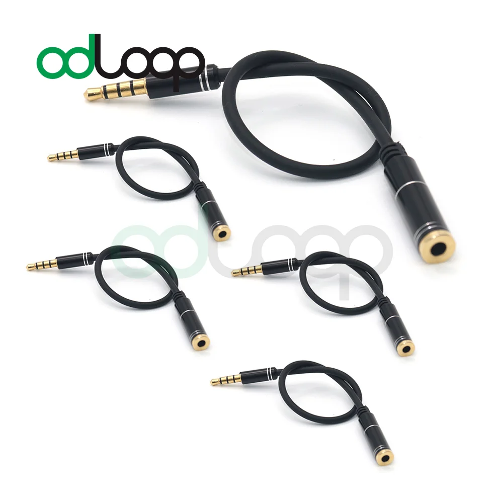 ODLOOP-Cable adaptador de extensiÃ³n de Audio estÃ©reo macho a hembra, paquete de...