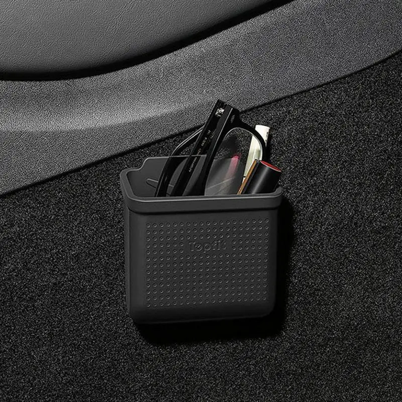 

Silicone Car Organizer Box Bag Case Pocket Car Mobile Phone Glasses Holder In Auto Interior Accessories For Car Model 3Y