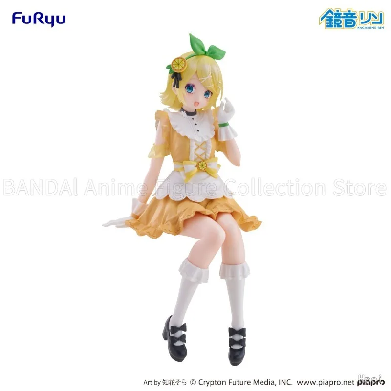 Фото Оригинальные фигурки FuRyu Citrus MIKU: призовая фигурка Hatsune Miku (версия A), призовая фигурка Kagamine Rin (версия B), последняя призовая фигурка Hatsune Miku (версия Lime) №3