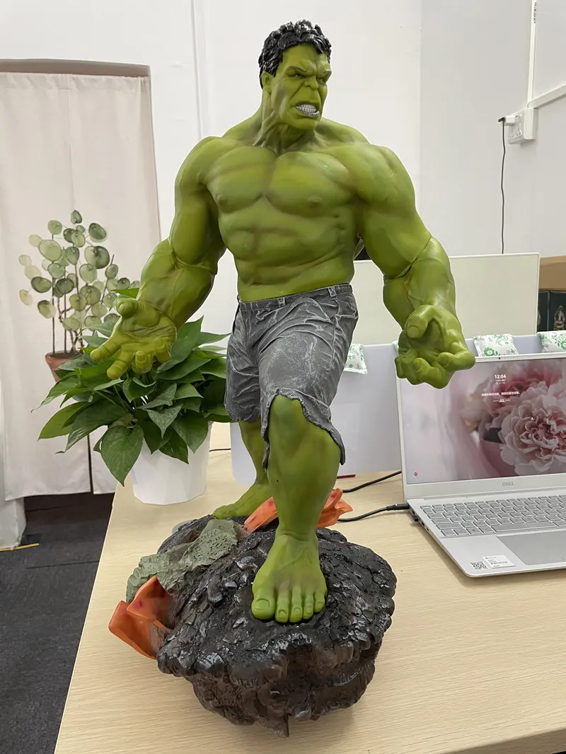 

[Disney] Large Size 1/4 60cm Superhero Green giant Thanos figure Resin Statue Green man Collection model Home Decoration gift