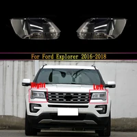 front headlamp cover lampshade lamp headlight shell lens plexiglass replace original lampshade for ford explorer 2016 2018