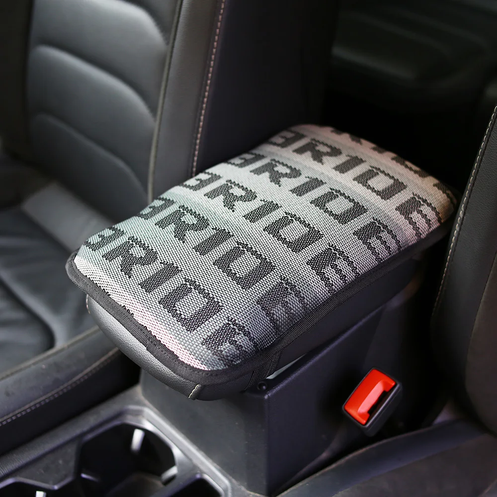 RECAR Fabric JDM Car Auto Armrest Pad Cover Center Console Box Cushion Mat Fit Universal | Automobiles Seat Covers