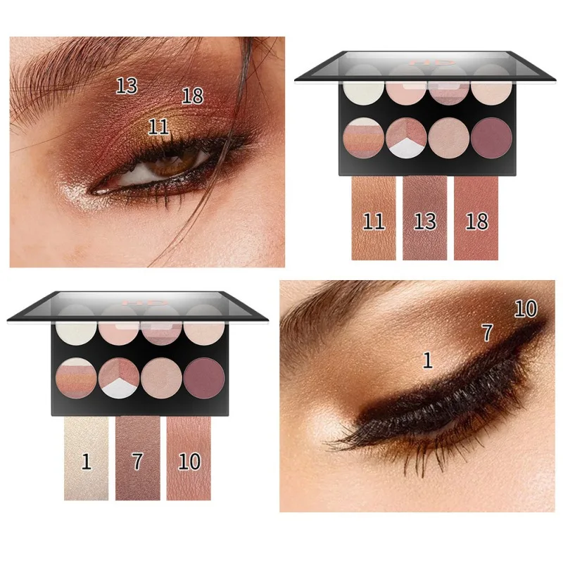 

Waterproof Sweatproof Matte Shimmer Eyeshadow Palette Long Lasting Beauty Cosmetics Pallet Makeup Pallet Long Lasting EyeShadow