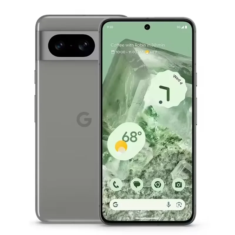 Фото Google Pixel 8 5G 6,2 дюйма OLED 8 ГБ ОЗУ 128 ГБ ПЗУ NFC Оригинальный бытовой телефон Google Tensor G3 Восьмиядерный смартфон Android №3