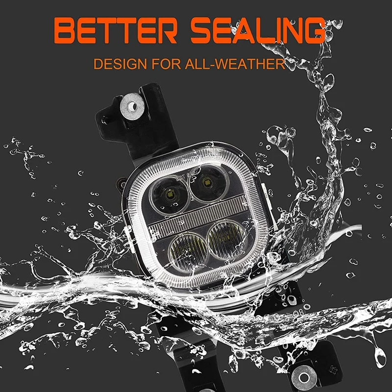 Светодиодные противотуманные фары в сборе с дневными ходовыми огнями на 2008 2009 2010