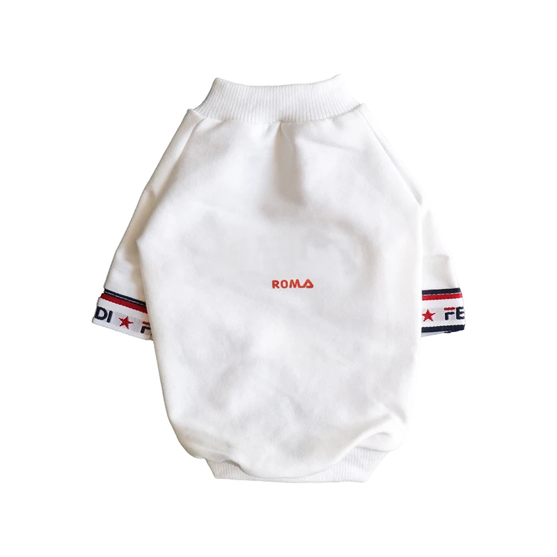 

Брендовая дизайнерская Толстовка для щенка, модная спортивная одежда для маленьких и средних собак, Тедди Чихуахуа, французского бульдога, ...