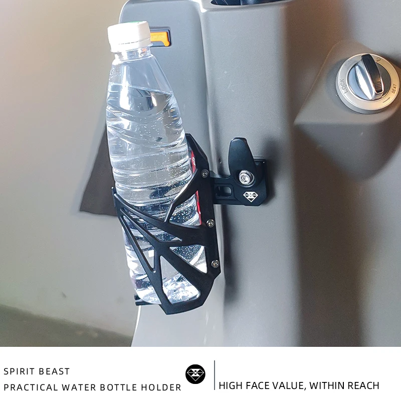 

SPIRIT BEAST Modified electric scooter stable hook bottle cage kettle and fixed drink rack riding equipment For HONDA UBE