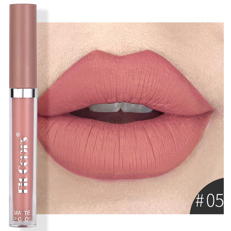 

Matte Lip Gloss Red Lips Makeup Waterproof Lasting Lip Tint Cosmetic 8 Colors Moisturize Nude Velvet Liquid Lipstick