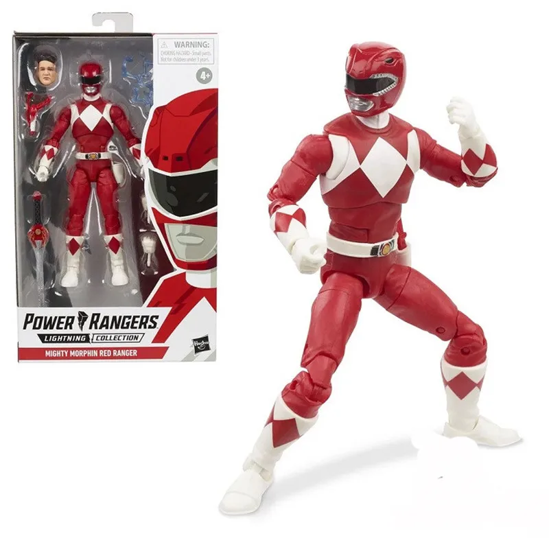 

Power Rangers Lightning Mighty Morphin Beats Morphers Red Ranger Premium Action Figure Limited Collection Toy Gift Fast Delivery