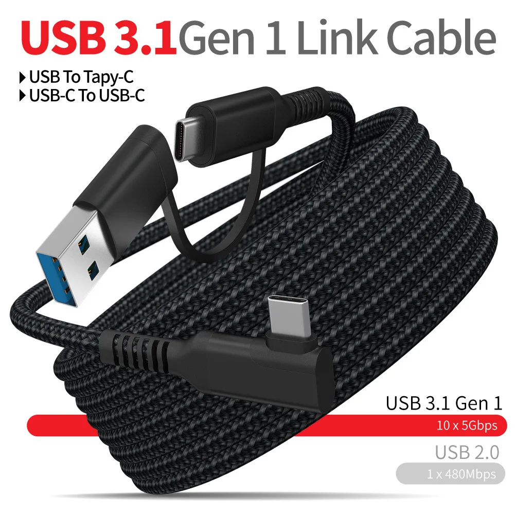 

3/5M USB 3.1 Gen 1 Link Cable for Oculus Quest 2 VR Headset Data Transfer Quick Charge VR Headset Accessories