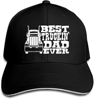 best truckin papa ever baseball cap adjustable snapback trucker hat dad cap for women men black