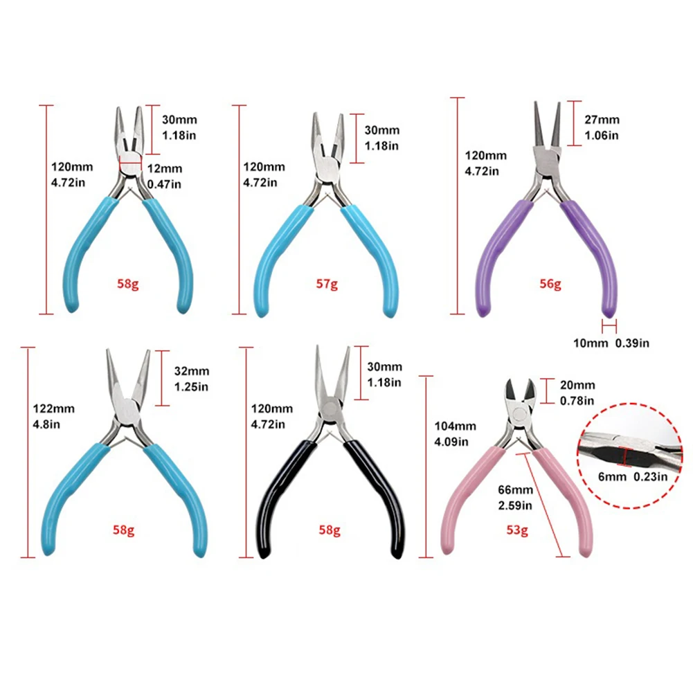 

1pc Small Plier Toothed Belt Edge Bent Nose Pliers Needle Nose Pliers For Jewelry Beads Accessories Crafts Hand Tools Pliers