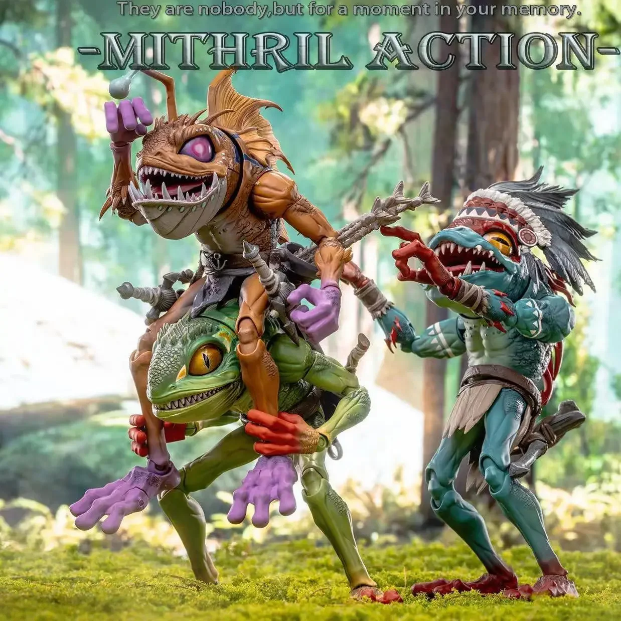 Фигурка Mithril Studio 110, Merfolk Murloc Tribe Blade Tide Warrior Abyss Shooter Wave Chief, подвижная коллекция игрушек, подарок (art.: 3920cb87ee64e) - 3920cb87ee64e