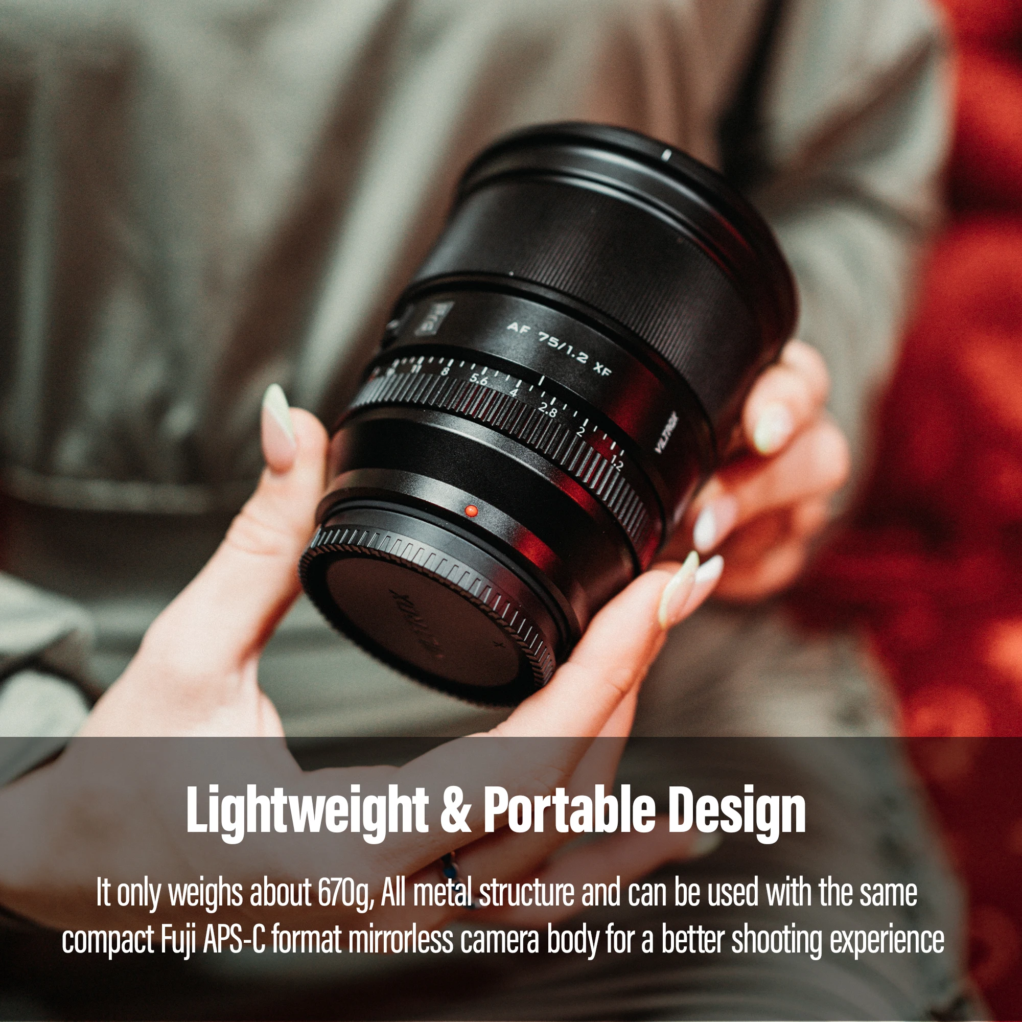 Фото VILTROX 75 мм F1.2 Pro E/Z/XF объектив с автофокусом и большой диафрагмой APS-C Prime для камер Sony с электронным креплением Nikon Z-mount Fujifilm XF-mount №2