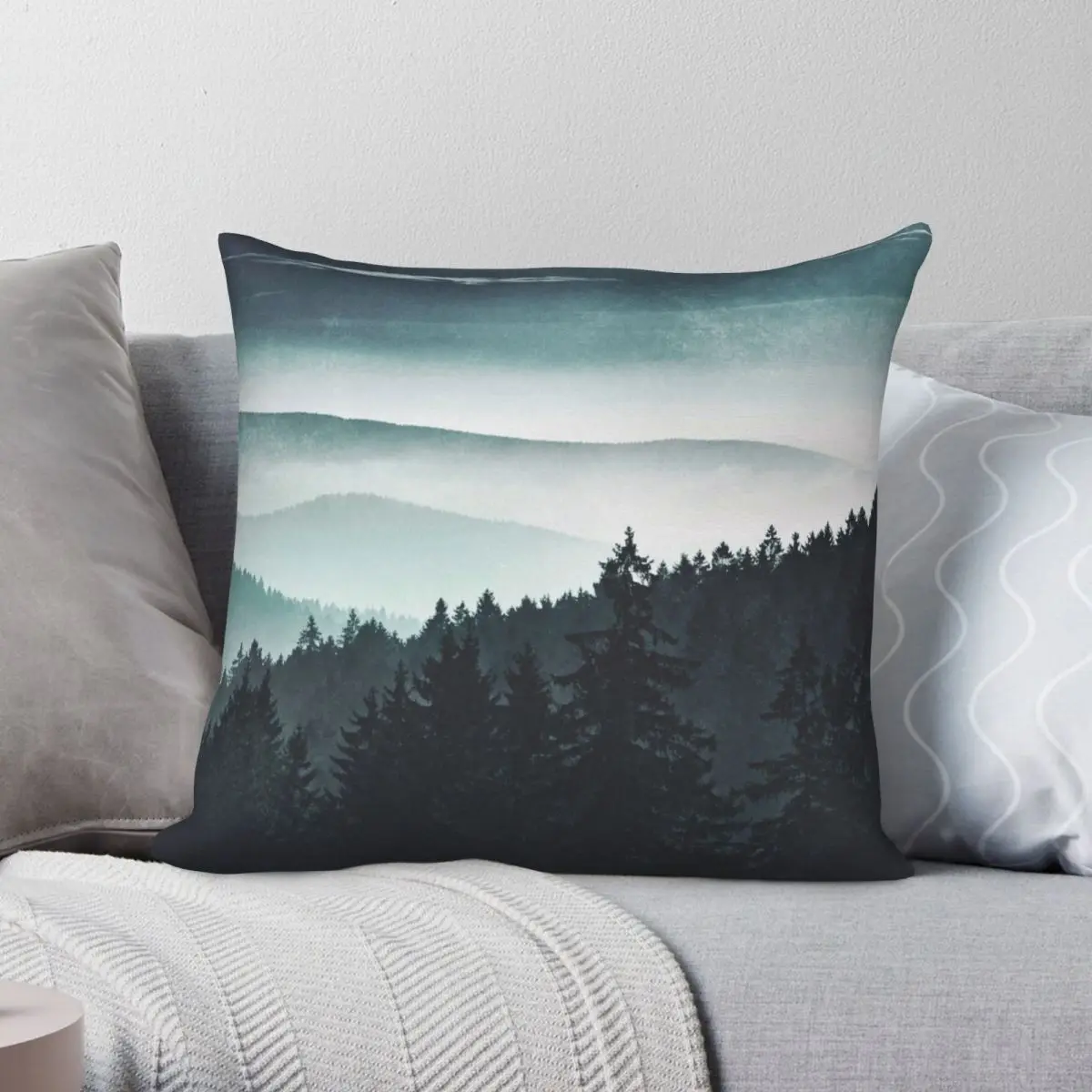 

Наволочка квадрасветильник из полиэстера и льна, на молнии