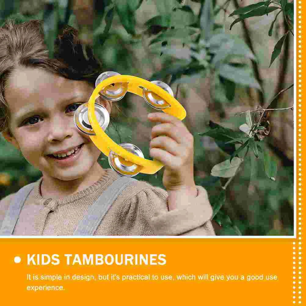 10 шт. нарисованный вручную двухрядный колокольчик детские музыкальные