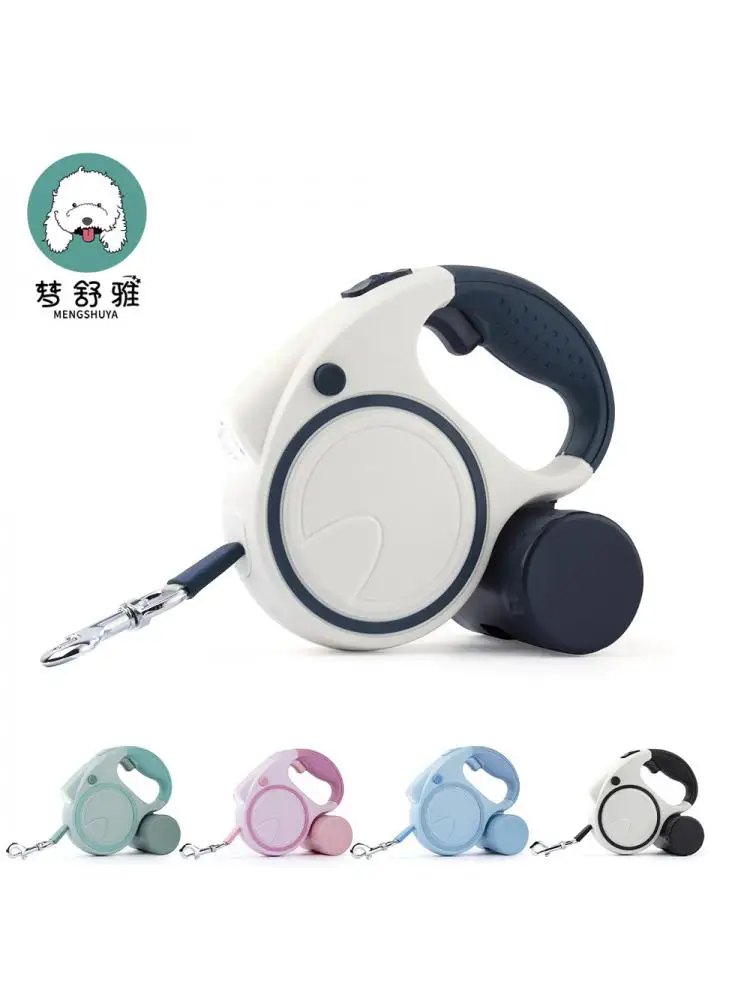 

New Pet Retractable Leash Dog Flashlight Automatic Tractor Is Easy To Operate With One Key
