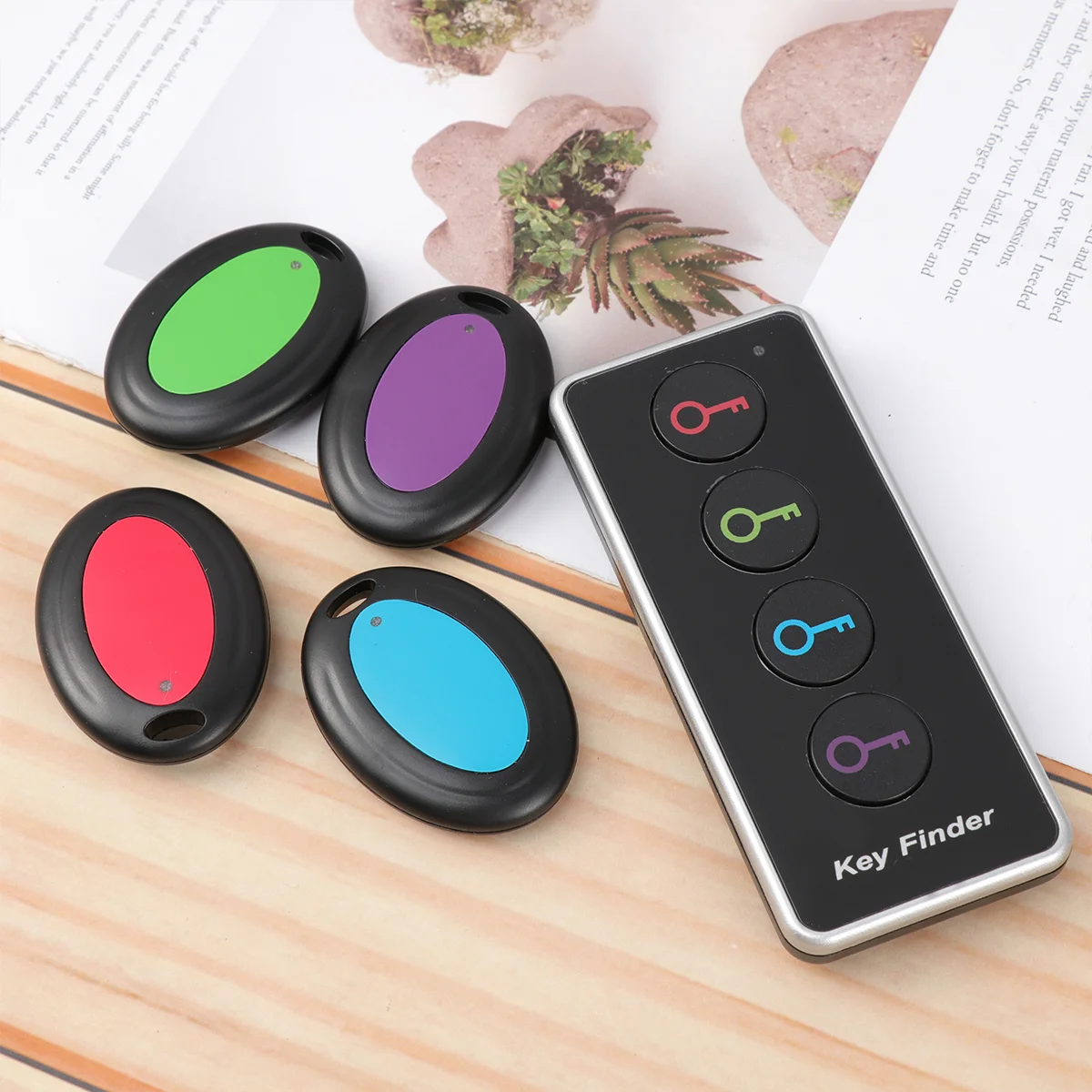 

Wireless Outdoor One Drag Four Household Pet Anti-loss Finder Black