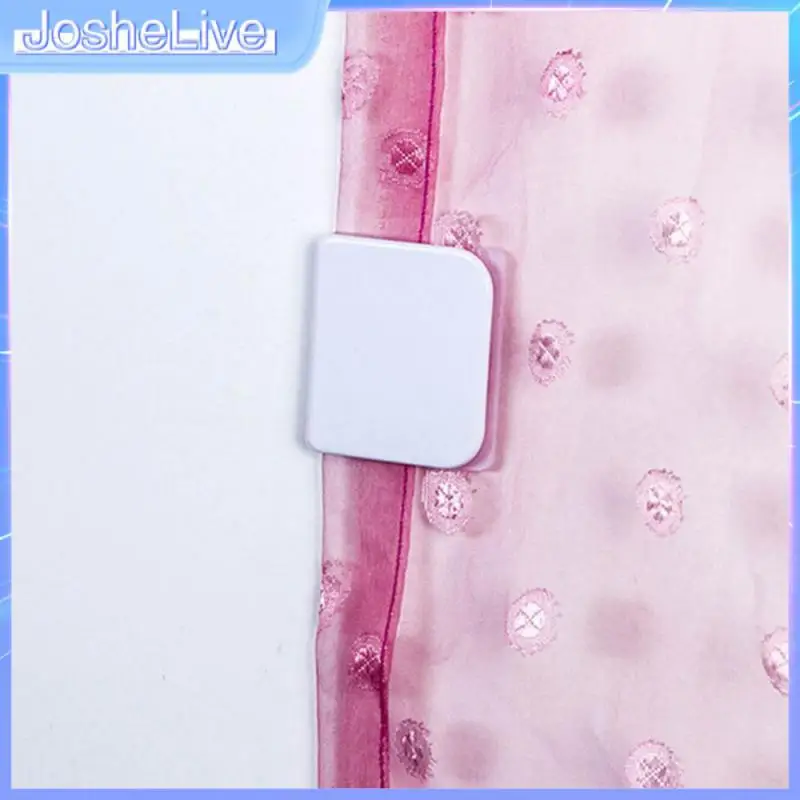 

Shower Curtain Clips Anti Splash Spill Stop Water Leaking Guard Bathroom Toilet Mini White Laundry Curtain Holder Home Gadgets