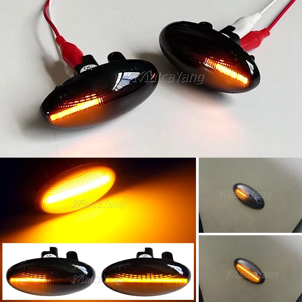 

Dynamic LED Fender Light Side Marker Lamp No Errors For Peugeot 307 2000-2009 206 407 107 607 Citroen C1 C2 C3 C5 C6 2001-2020