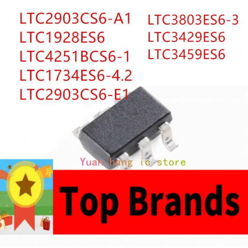

10PCS LTC2903CS6-A1 LTC 1928ES6 LTC4251BCS6-1 LTC1734ES6-4. 2 LTC2903CS6-E1 LTC3803ES6-3 LTC3429ES6 LTC3459ES6 IC chipset Origin