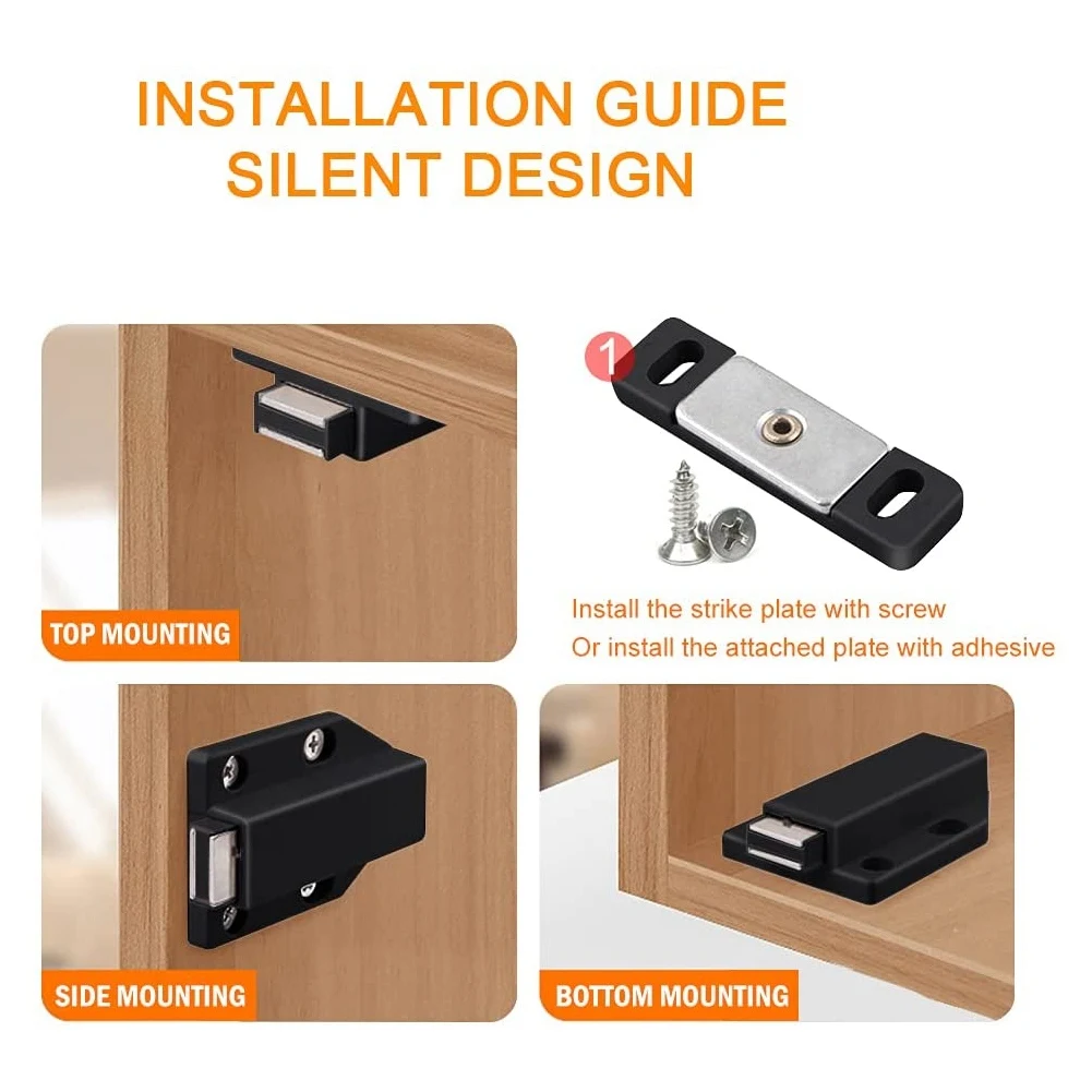 

4 шт./упаковка, Магнитные защелки для дверей