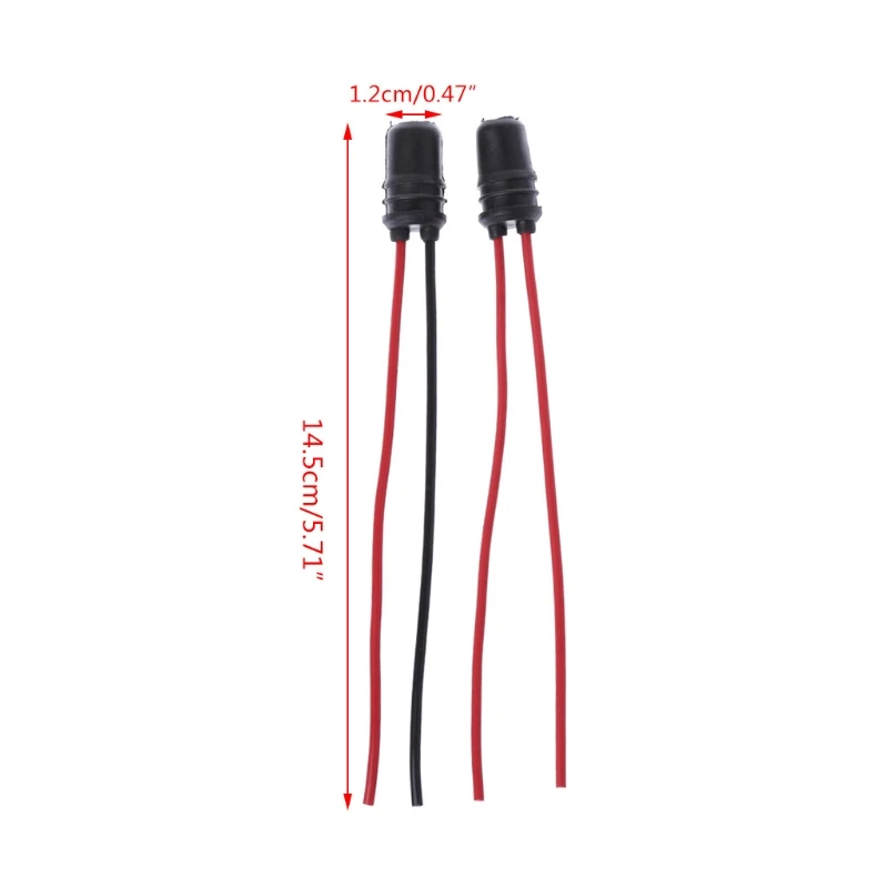

2Pcs W5W T10 Auto Car Light Bulb Socket Holder Trucks Boats Connector Extension