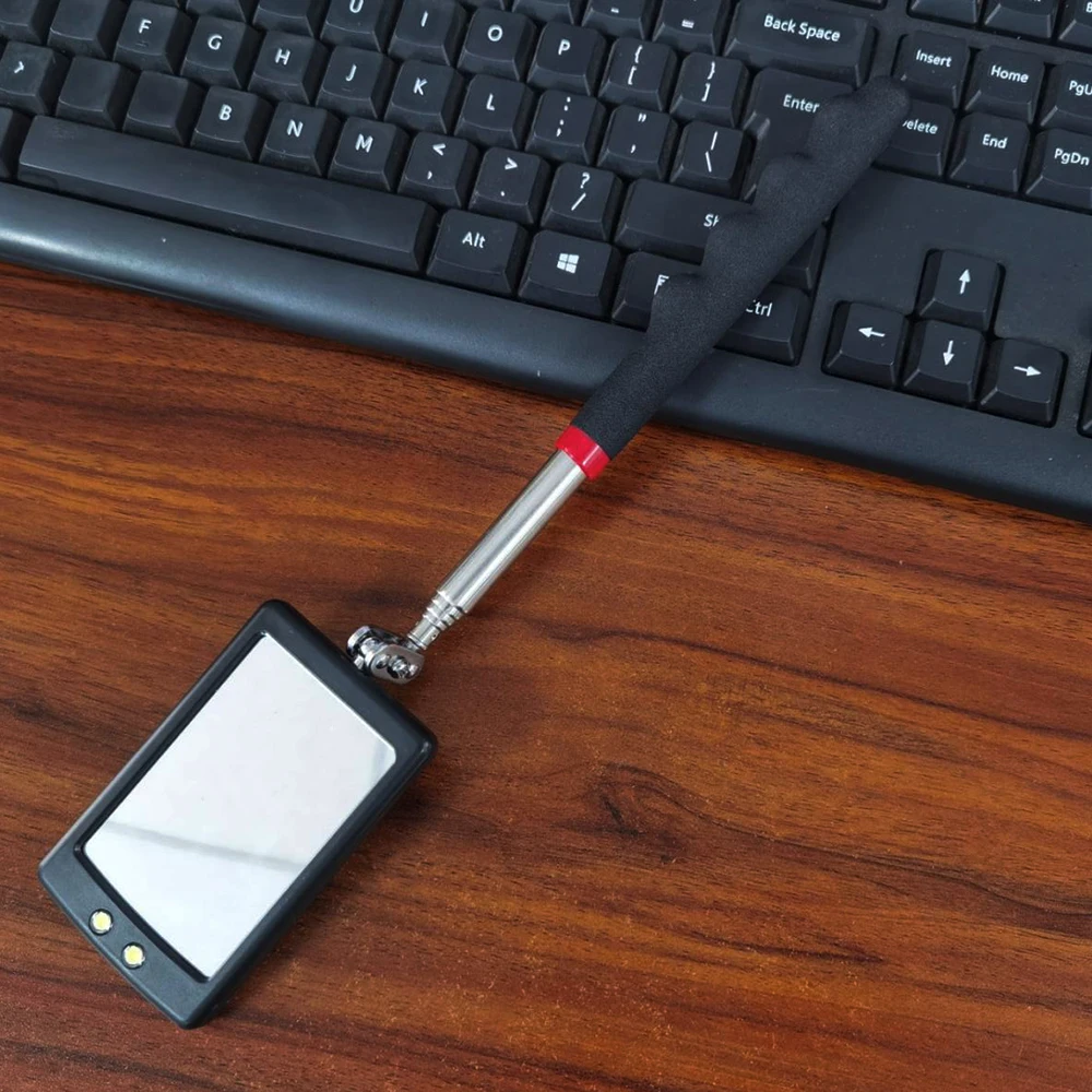 Телескопическое гибкое оглядовое зеркало с подсветкой от AMY CAR NEW FORCE 360° ° Зеркало