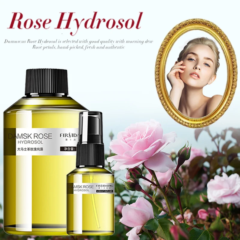 

Rose Hydrosol Natural Rose Water Hydrosol Bulk Face Toner Glowing Skin Oily Dry Moisturizing Skin Care Products Set Face Body