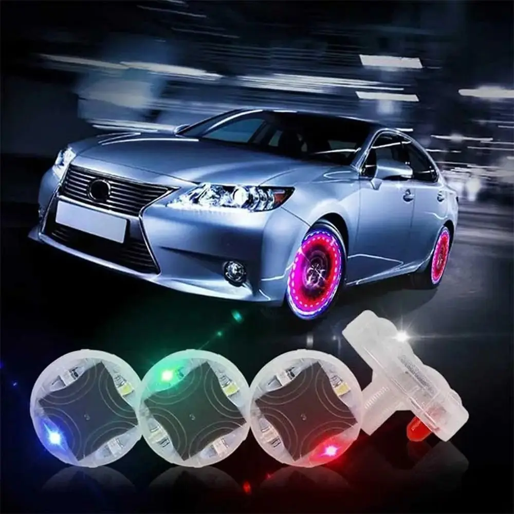 

15 Mode Car Wheel Hub Light Fashion Auto Flash Solar Energy Solar Light LED Car Decoration Lamp Auto